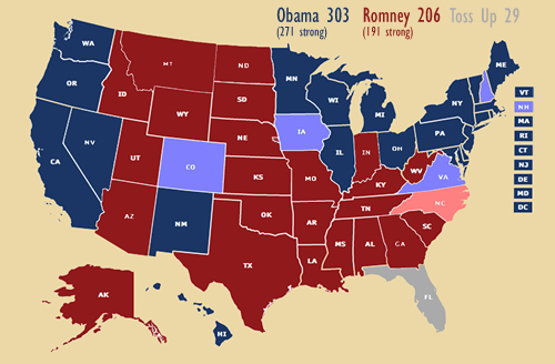 Electoral college map (analysis)